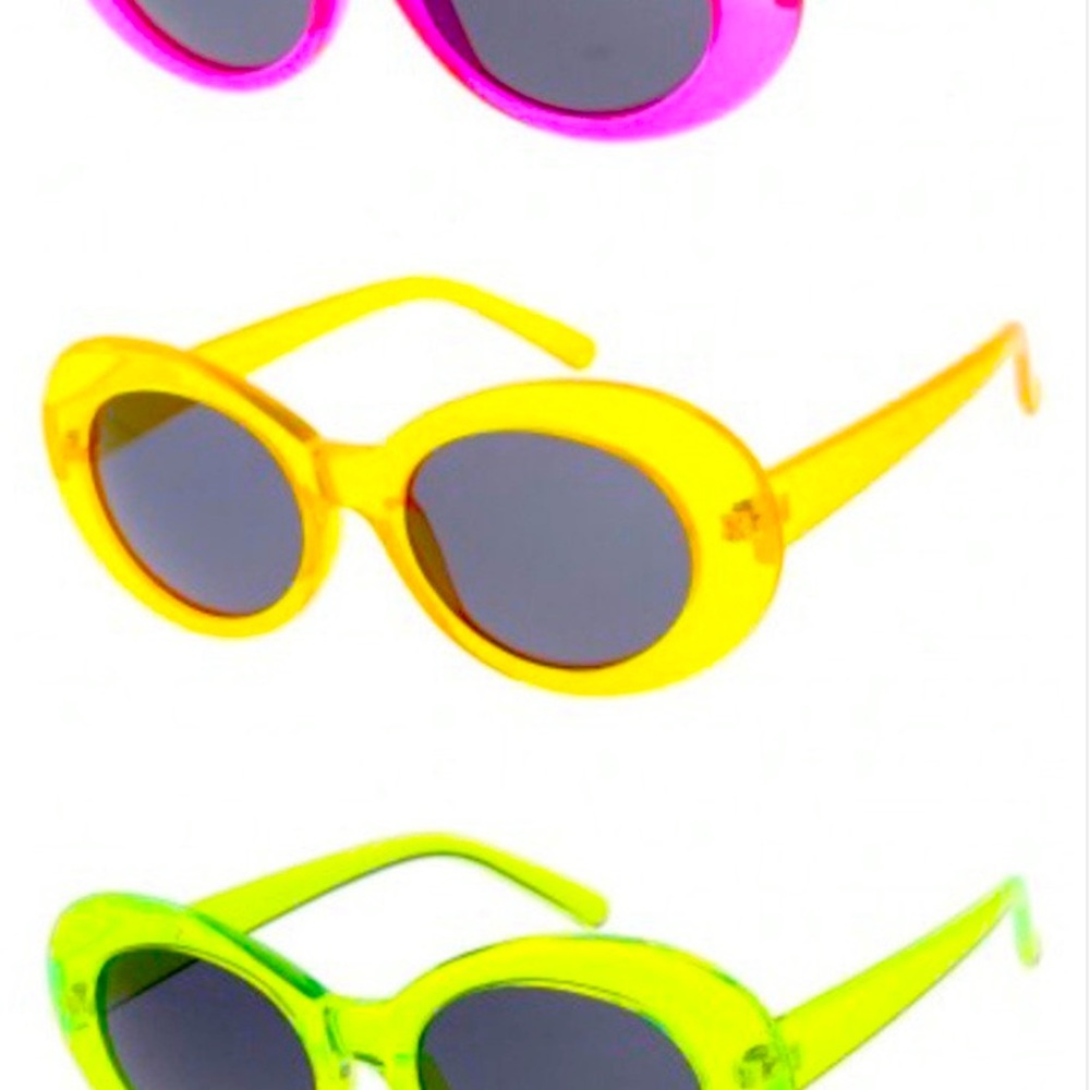 Colorful Translucent Oval Clout goggles